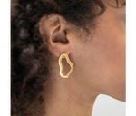 Load image into Gallery viewer, Ethical Squiggle Stud Earring - Keentu 