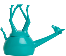 Home Decor Teal Gloss Upside Down Giraffe Jar