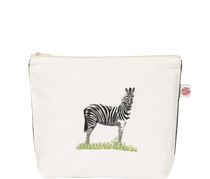 Accessories Cotton Zebra Pouch
